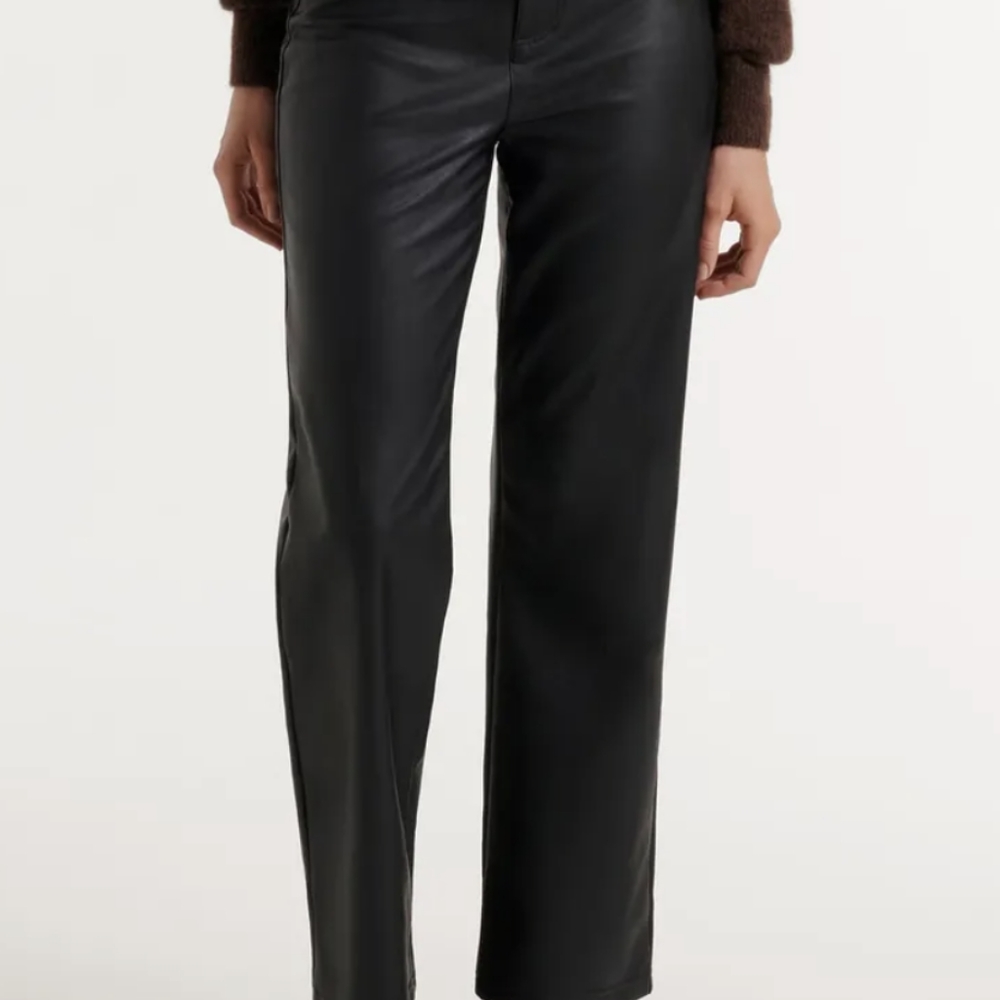 Ever New  vegan leather straight leg pants